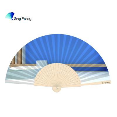 China China Wedding Favor Gifts For Guests Hand Fans Bamboo Hand Held Fans for sale