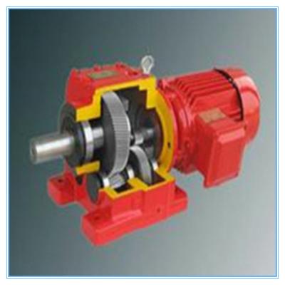 China Transmission Parts High Reduction Gearbox Solid Shaft Type R RF RX series for sale