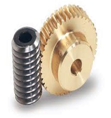 China One Thread Steel Screw Shafts Spiral Bevel Gear Brass Worm Gears For Motors for sale