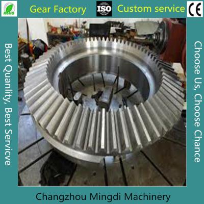 China Alloy Steel Bevel Gears Industrial Spur Gears CNC Milling Straight for sale