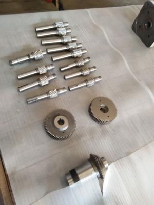 China Customized Steel Spring Spiral Bevel Gear Shaft High Precision Pinion Shape for sale