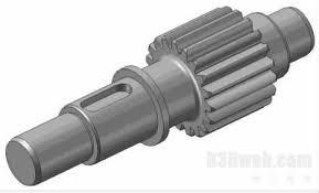 China GOST Standard Forged Drive Gear Shaft Assembly For Speed Reducer OEM for sale