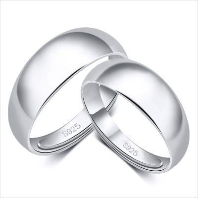 China Silver Couples Rings 925 Sterling Silver Rings Valentine's Day Silver Romantic Gift for sale