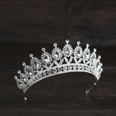 China Wedding Accessories Bridal Crystal Headdress Crown Headband Bridal Tiara Alloy Crown/Popular Rhinestone/Crystal/Pearl Bridal Jewelry 2018 for sale