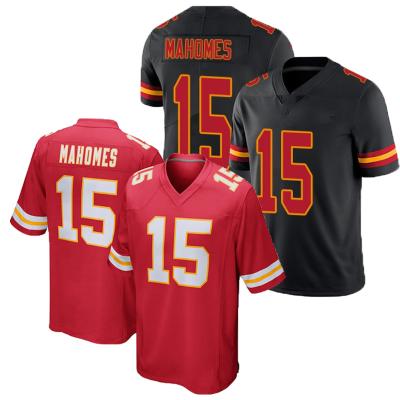 China Shirts & Patrick Mahomes 27 Huntquick 87# KELCE 27# New Top 15 HUNTING HILL 2021 American Football Jersey 10# for sale