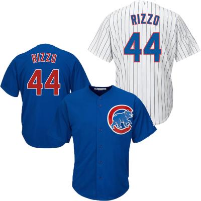 China 44 Anthony Rizzo Jersey Chicago Custom Antibacterial Embroidery Stitching Logo Baseball Jersey for sale