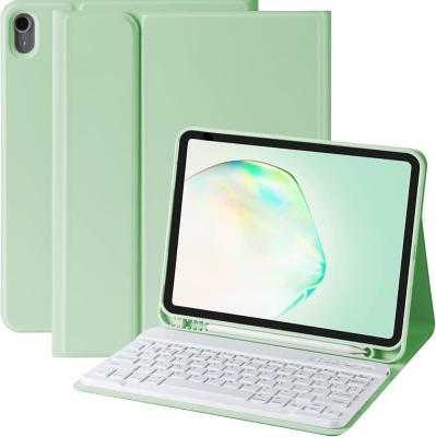 China For 2022 iPad 10th Kulee Detachable BT wireless Keyboard Case for iPad 10th Generation 10.9 inch 2022 tablet Protective cover for sale