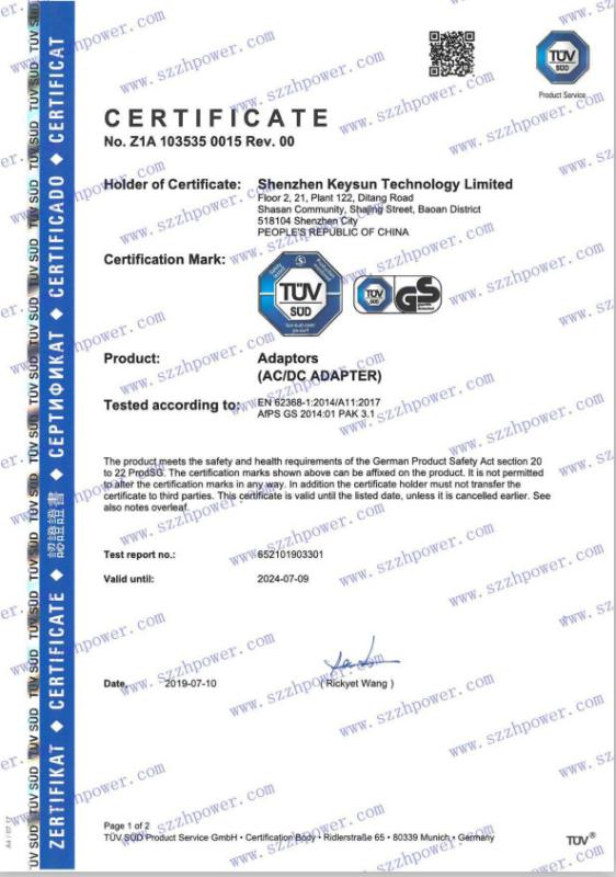 GS - Shenzhen Keysun Technology Limited