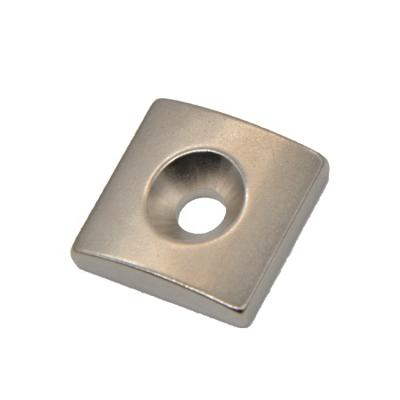 China Industrial Magnet Cheap ABM Neodymium Magnet With Customized Shape Magnet With Countersunk Hole for sale