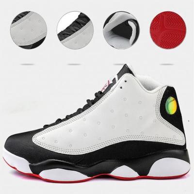 China Cushioning High Top Air Cushion Wear Resistant Casual Basketball Shoes for sale