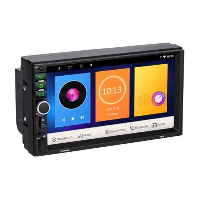 China High Quality Quad-core 7Inch Ram 1Gb ROM 16Gb Hd 1024*600 Dvd Car Audio System 2Din Automotive Radio for sale