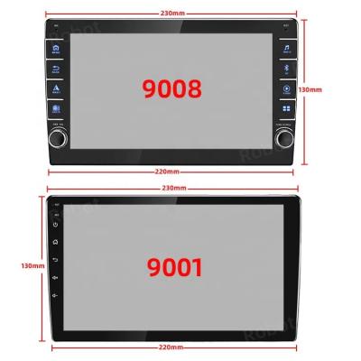 China Hot Sales Universal 2 Din 9inch Car Multimedia Player Subwoofer Stereo Auto Radio Playback Car Audio Navigation for sale