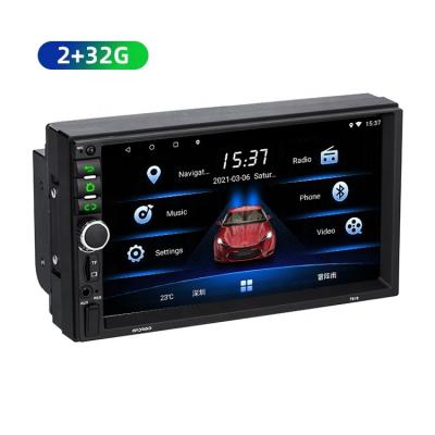 China Universal Factory Supply 7Inch 2+32Gb Android 9.1 BT Wifi Dual Player Automotive Music Video Usb Dash Car Automobile for sale