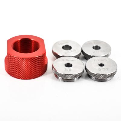 China Mounting Kit For 1.58 OD 1/2-28+5/ 1/2-28+5/1.58 Aluminum Modular Baffle Cups Guide Jig Drill Tube 1/2