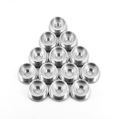 China Stainless Steel M15x1, M16x1,1/2x20, 1/2x36, M13.5x1, M14x1 Stainless Steel Trap Mount Cover Mount For Tube Modular Tube All Kit 1.375x24 for sale