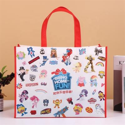 China Wholesale Eco Friendly Promotional Non Woven Handled Logo Printed Laminated Custom Shopping pp Bag Nonwoven Bag for sale