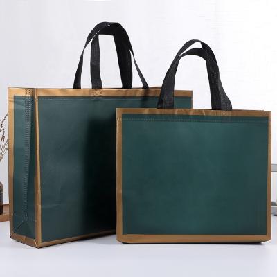 China Wholesale Non Handled Eco Friendly Woven Fabric Tote Bag Printing Laminated PP Nonwoven Shopping Bags Lamination Bag for sale