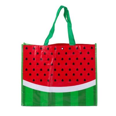 China Wholesale promotional custom handled printed waterproof rpet pp non woven polypropylene laminated shopping tote bag for sale