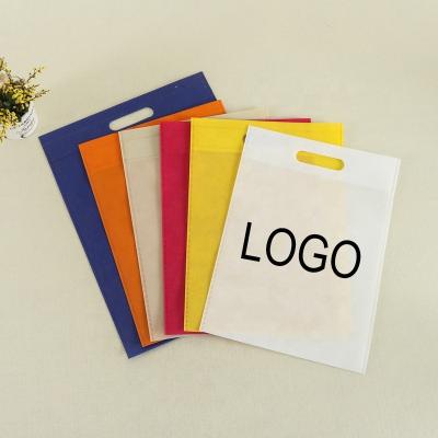 China PUNCH Custom D Logo Wholesale Customized Printing Cut Non Woven Convenient Non Woven Bag Information Storage Bag for sale