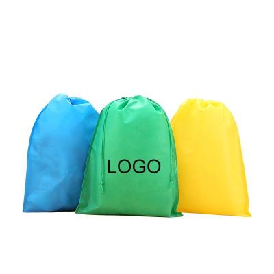 China Wholesale Drawstring Gift Bags Promotion Non Woven Drawstring Gift Pouch Non Woven Bag Large for sale