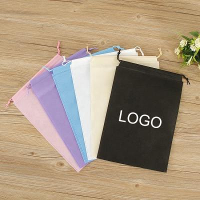 China Wholesale Cute Drawstring Gift Travel Drawstring Pouch Small Customized Nonwoven Drawstring Bag for sale