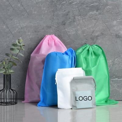 China Wholesale Low Price Reusable Non Woven Drawstring Dust Shoe Bag Travel Drawstring Dust Bags for sale