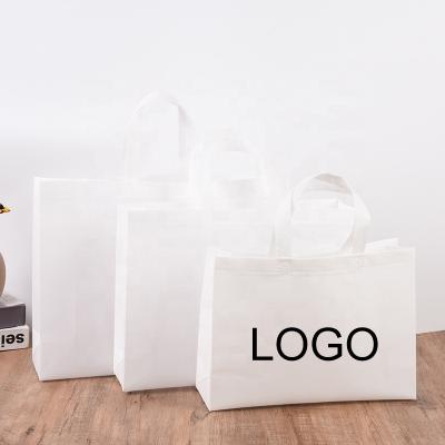 China Wholesale Custom Logo Printed Promotion Recyclable Laminated Non Woven Bag Eco - Friendly Reusable Shopping Bag for sale