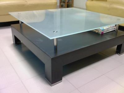 China Color paint Frosted Satin Table Top Glass ANSI Z97.1 Standards for sale