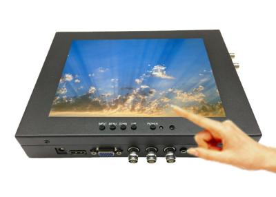 Cina Monitor Rackmount a 8,4 pollici economizzatore d'energia dell'affissione a cristalli liquidi, esposizione del touch screen della pagina del metallo in vendita