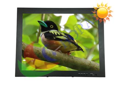 China Monitor LCD industrial de 15 pulgadas, resolución legible 1024 * 768 de la pantalla táctil de la luz del sol en venta