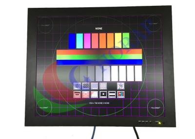 China Exhibición del Lcd del soporte del panel de la pulgada BNC de la pantalla táctil 15, monitor del vídeo del Cctv de 300 liendres en venta