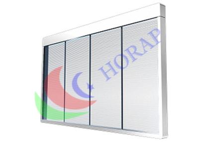 China Peso ligero transparente del Super Slim de la pantalla de la cortina del vidrio LED para la ventana de la tienda en venta