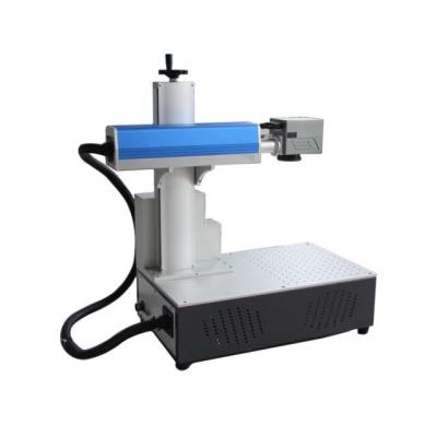 China Air Cooled Desktop Portable Type Fiber Laser Marking Machine 20w 30w 50w Mini Laser Marking Machine for sale