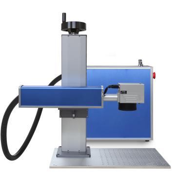 China Air Cooled 20w 30w 50w Split Laser Marking Machine Split Type Portable Desktop Type Fiber Laser Marking Machine for sale