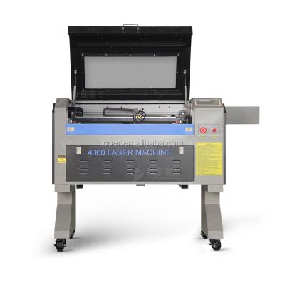 China Laser Engraving 60w 6040 CO2 460 640 4060 Linear Guide Rail Laser Engraving Machine with Ruida RDC6442S or RDC6445G Controller for sale