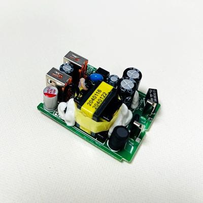 China USB 5V 3.4A mobile wall pcba single charger dual port pcb led lamp PO-CH-009-1 for sale