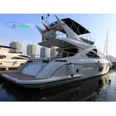 China Customized Design 2021new 18.5m 450hp*2 MS Aluminum Boat Convertible Luxury Yacht For Sale CCS CE Certificates For Europe Customers for sale