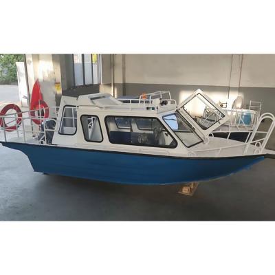 China Customized Design 2021new MS Aluminum Half Boat Cabin Traffic Cruiser 6.1m 130hp For Sale CCS CE Certificates For Europe Customers for sale