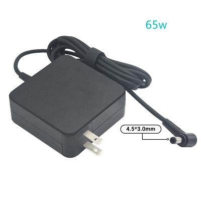 China Laptop Phone 65W 19V 3.42A Travel Laptop Wall Charger Power Adapter Notebook Charger For Asus for sale