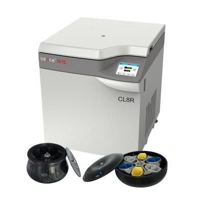 中国 MACは高容量の遠心分離機CL8Rの速い回転の遠心分離機9000r/minの速度をテストした 販売のため