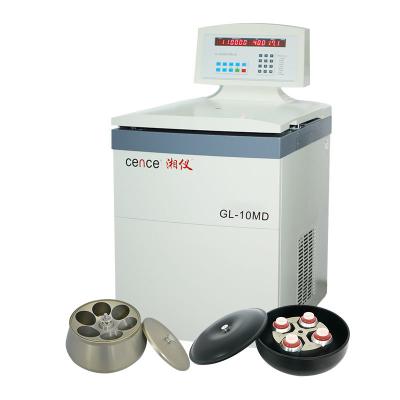 China 10000rpm centrifugadora de alta velocidad GL-10MD con el rotor del oscilación del rotor del ángulo de la capacidad grande disponible en venta