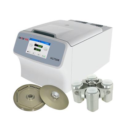 China Centrifugador de alta velocidade refrigerado H1750R 18500rpm para o micro tubo e o Microplate do PCR do tubo à venda