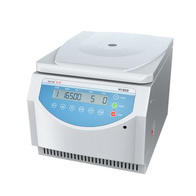 Cina Centrifuga ad alta velocità di H1650 Benchtop con il rotore 16500rpm di angolo 24x1.5ml/2.0ml in vendita