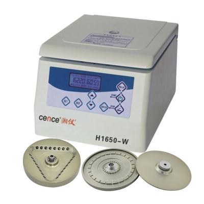 China Centrifugador de alta velocidade H1650-W 12x5ml do centrifugador rápido de baixo nível de ruído da rotação para o laboratório à venda