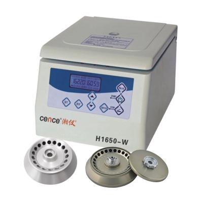 China Alta velocidade de baixo nível de ruído do centrifugador H1650-W de Benchtop para o hospital clínico à venda