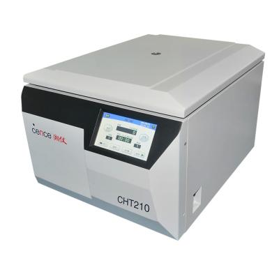 Cina High speed centrifuge CHT210 with 4x750ml swing rotor separating 36 50ml conical tubes 88 15ml conical tubes168 7ml vacutainers in vendita