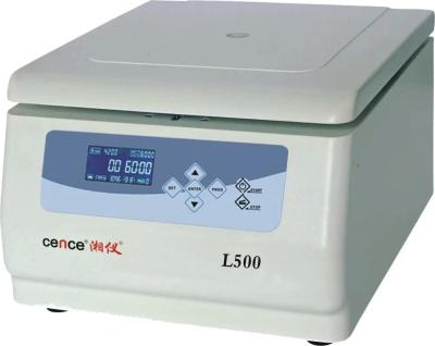 China Cence Tabletop Low Speed Centrifuge Machine L500 Centrifuge for sale