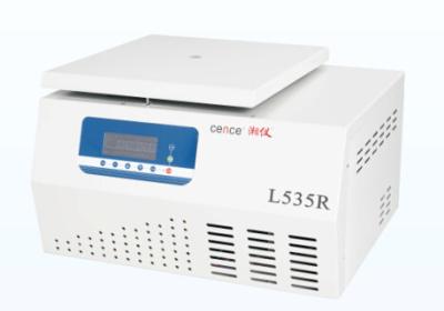 China Große Kapazitäts-Tischplatte Microcentrifuge niedrige Geschwindigkeit gekühltes L535R zu verkaufen