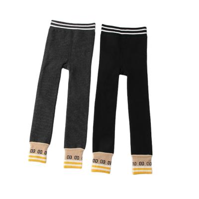 China New Style Antibacterial Children High Quality Cotton Gaiters Girl Autumn Winter Pants for sale