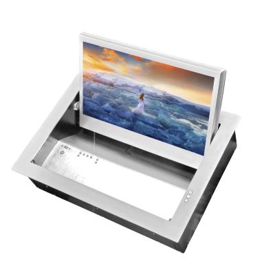 China SHOW Desktop 15.6/17.3 Inch Retractable Monitor Display Motorized Flip Up Monitor Lift LCD Monitor Lifitng Mechanism for sale